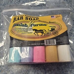 Amish Farms Bar Soap 5-Bar Pack - Pastel Multi-Color